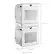 Alt View 1. Whirlpool - 24" Built-In Double Electric Convection Wall Oven with WiFi - White.