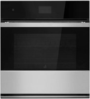 JennAir - 27" Built-In Single Electric Wall Oven - Floating Glass Black - Front_Zoom