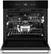 Alt View 2. JennAir - 27" Built-In Single Electric Wall Oven - Floating Glass Black.