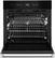 Alt View 1. JennAir - 27" Built-In Single Electric Wall Oven - Floating Glass Black.