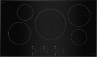 JennAir - 36" Oblivion Built-In Electric Cooktop with Auto Sensor Cooking - Black - Front_Zoom