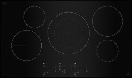 JennAir - 36" Oblivion Built-In Electric Cooktop with Auto Sensor Cooking - Black