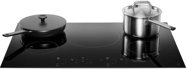 JennAir - 36" Oblivion Built-In Electric Cooktop with Auto Sensor Cooking - Black_1