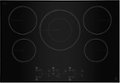 Front Zoom. JennAir - 30" Oblivion Built-In Electric Cooktop with Assisted Cooking - Black.