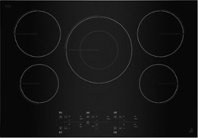 JennAir - 30" Oblivion Built-In Electric Cooktop with Assisted Cooking - Black - Front_Zoom