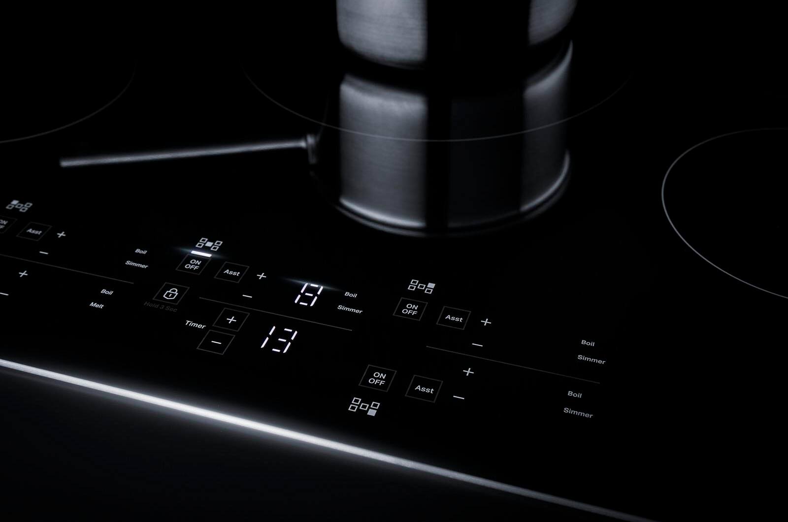 Alt View 13. JennAir - 30" Oblivion Built-In Electric Cooktop with Assisted Cooking - Black.