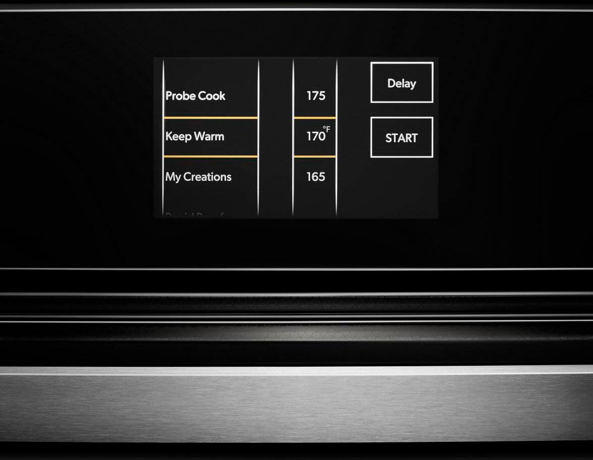 Alt View 14. JennAir - 30" Built-In Single Electric Wall Oven - Stainless Steel.