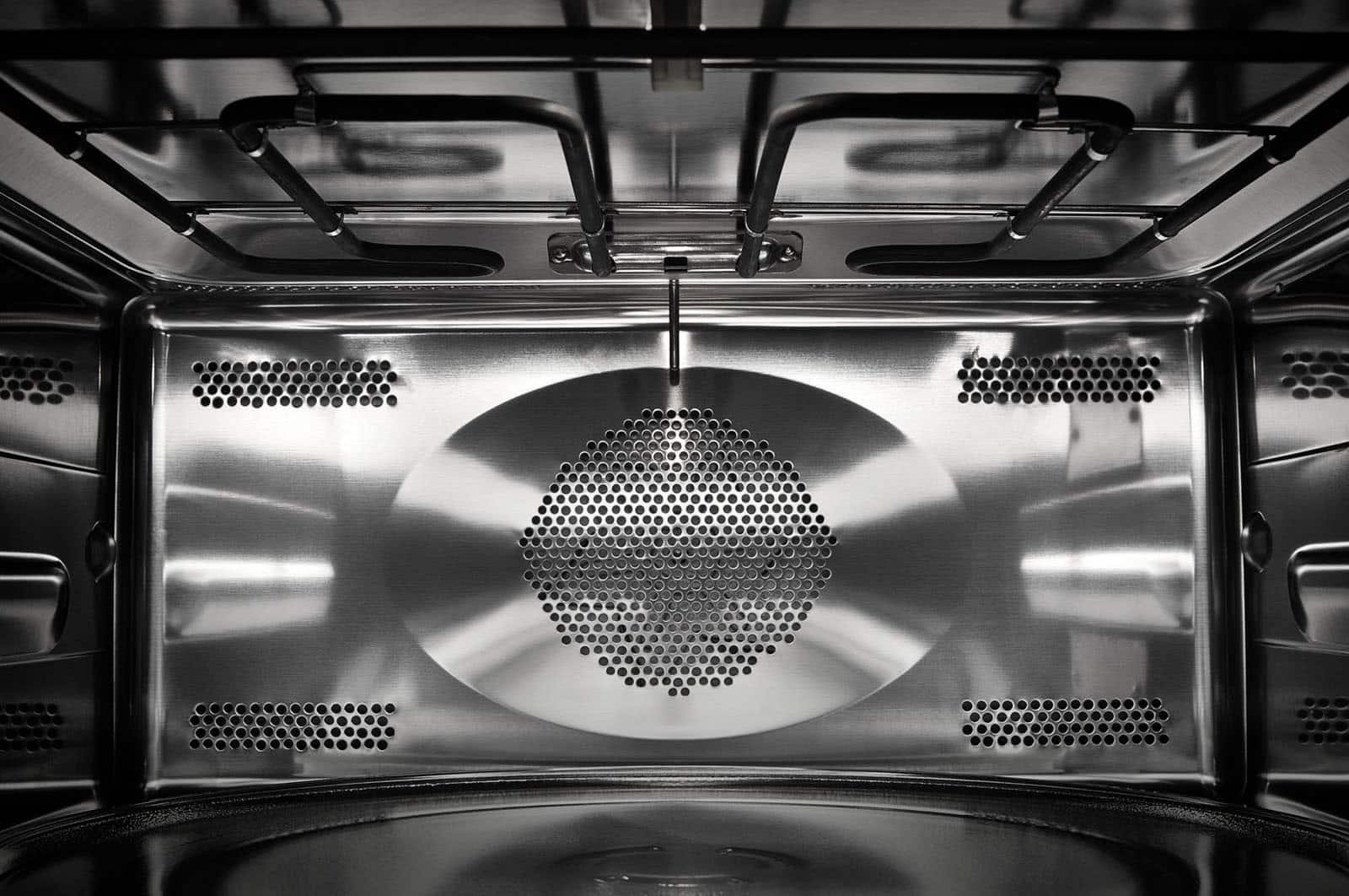 Alt View 15. JennAir - 1.4 Cu. Ft. Convection Microwave with Sensor Cooking and Speed-Cook - Floating Glass Black.