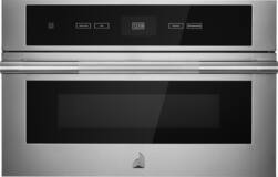 JennAir - 1.4 Cu. Ft. Convection Microwave with Sensor Cooking and Speed-Cook - Stainless Steel - Front_Zoom