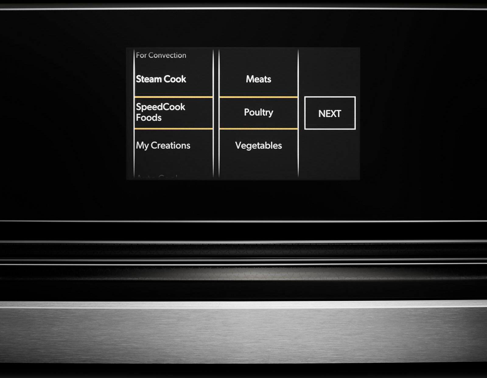 Alt View 13. JennAir - 1.4 Cu. Ft. Convection Microwave with Sensor Cooking and Speed-Cook - Stainless Steel.