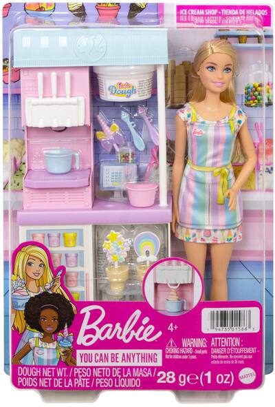 Barbie Ice Cream Shop Playset HCN46 - Best Buy Barbie Ice Cream Shop Playset HCN46 - Best Buy