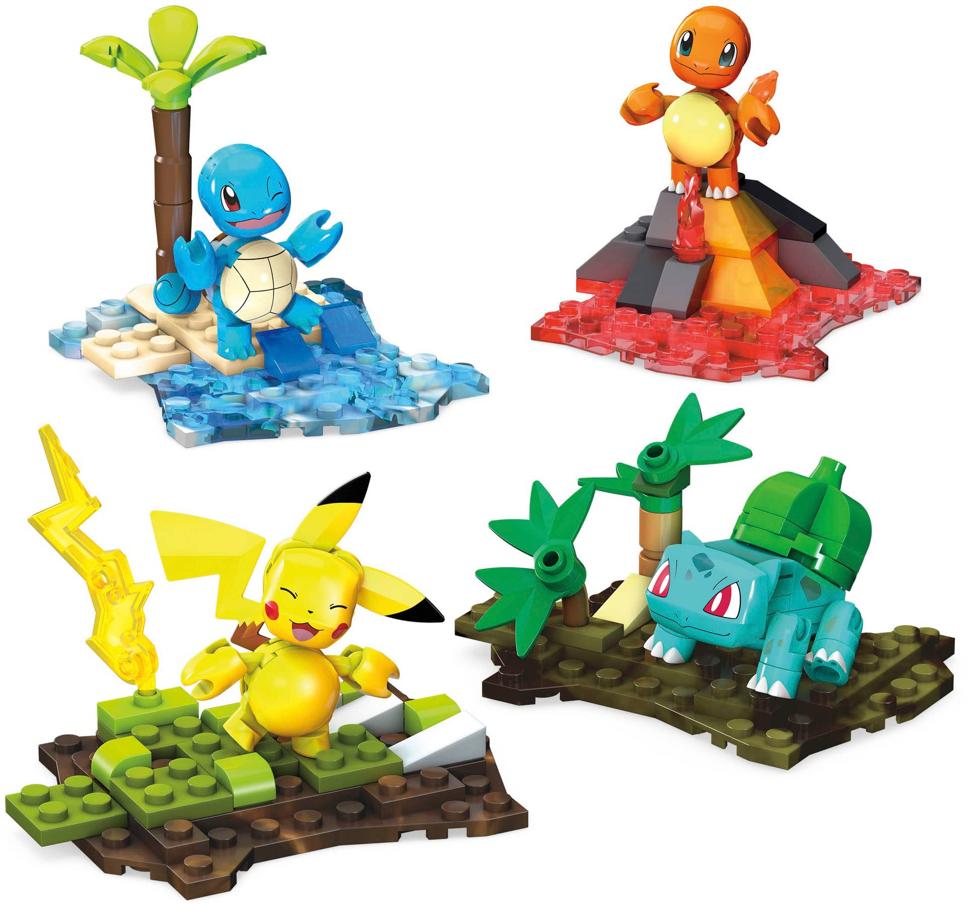 I built all three Kanto Starters  LEGO Pokemon MOC Review 