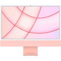 Apple - 24" Pre-Owned iMac with Retina 4.5K Display - Apple M1 - 8GB Memory - 7GPU - 256GB SSD (2021) - Pink - Front_Zoom