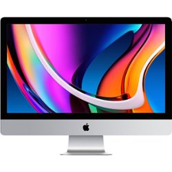 Apple - 27" Certified Refurbished iMac with Retina 5K Display - Intel Core i7 3.8GHz - 8GB Memory - 512GB SSD (2020) - Silver - Front_Zoom