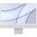 Front. Apple - Apple - 24" Certified Refurbished iMac with Retina 4.5K Display - Apple M1 - 8GB Memory - 8GPU - 256GB SSD (2021) - Silver.