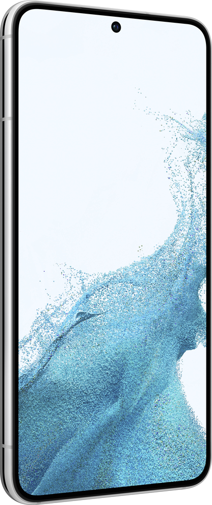Angle View: Samsung - Geek Squad Certified Refurbished Galaxy S22 128GB (Unlocked) - Phantom White