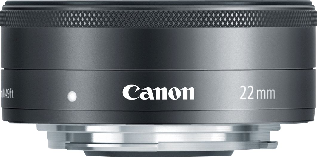 Canon EF-M22mm F2 STM Standard Lens for EOS DSLR Cameras Black