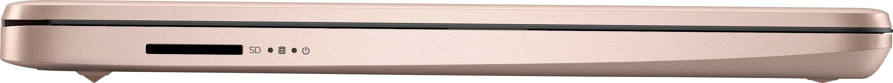 Alt View 4. HP - 14" Laptop - Intel Celeron - 4GB Memory - 64GB eMMC - Rose Gold.