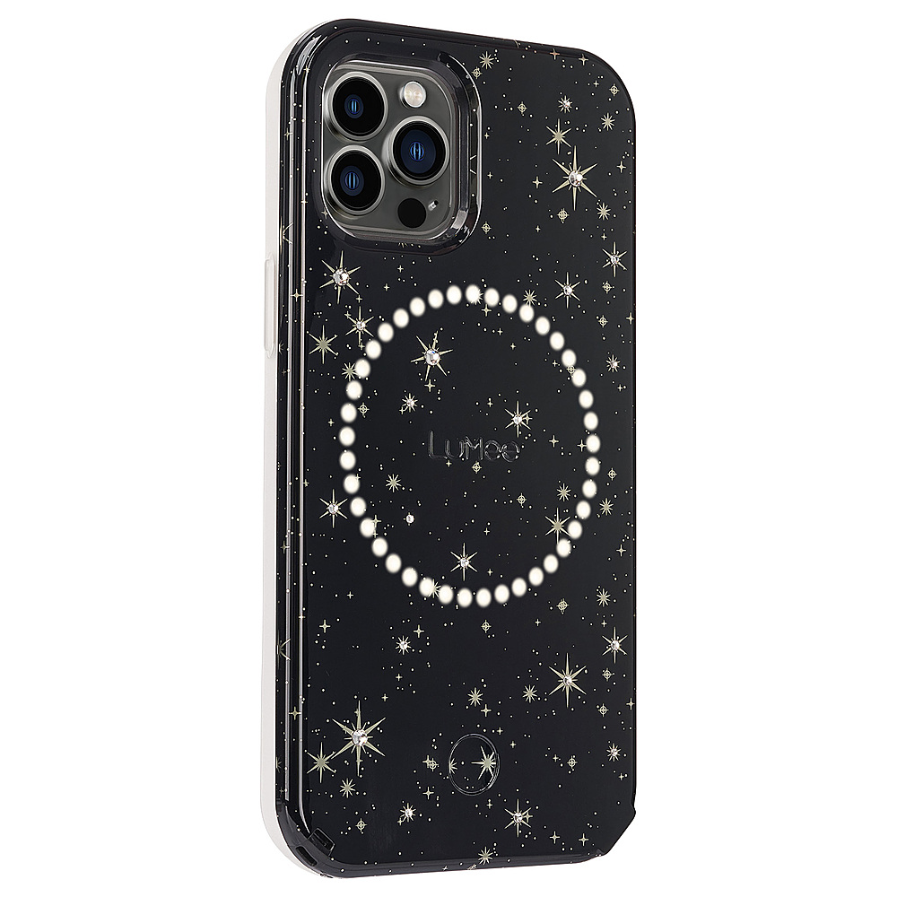 Angle View: LuMee - Halo Battery Charger Case for iPhone 13 Pro Max - Stars & Gems