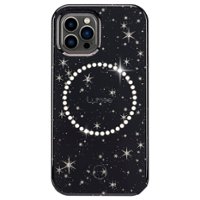 LuMee - Halo Battery Charger Case for iPhone 13 Pro Max - Stars & Gems - Front_Zoom