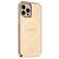 Angle. LuMee - Halo Battery Charger Case for iPhone 13 Pro Max - Gold Mirror.