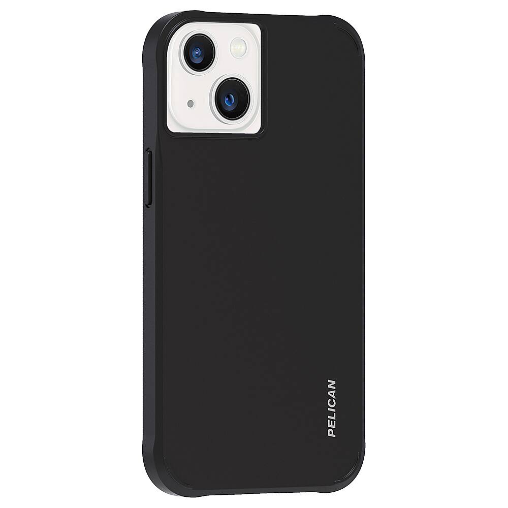 Angle View: Pelican - Ranger Hardshell Case w/ Antimicrobial for iPhone 13 Pro - Black