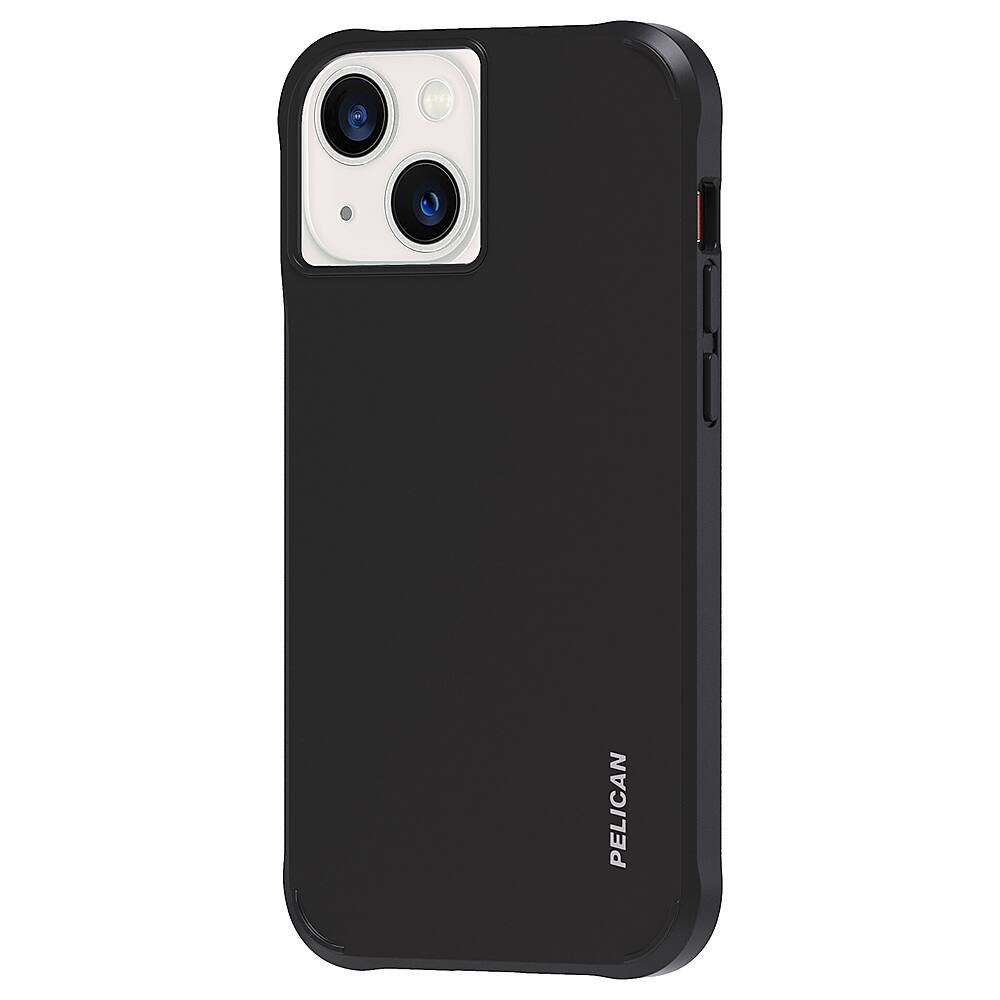 Left View: Pelican - Ranger Hardshell Case w/ Antimicrobial for iPhone 13 Pro - Black