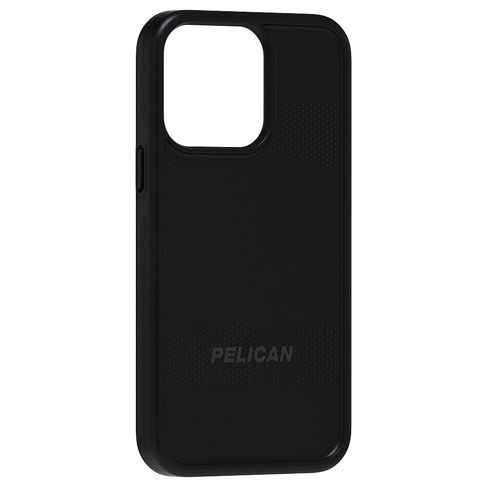 Angle View: Pelican - Protector Hardshell Case w/ MagSafe w/ Antimicrobial for iPhone 13 Pro - Black