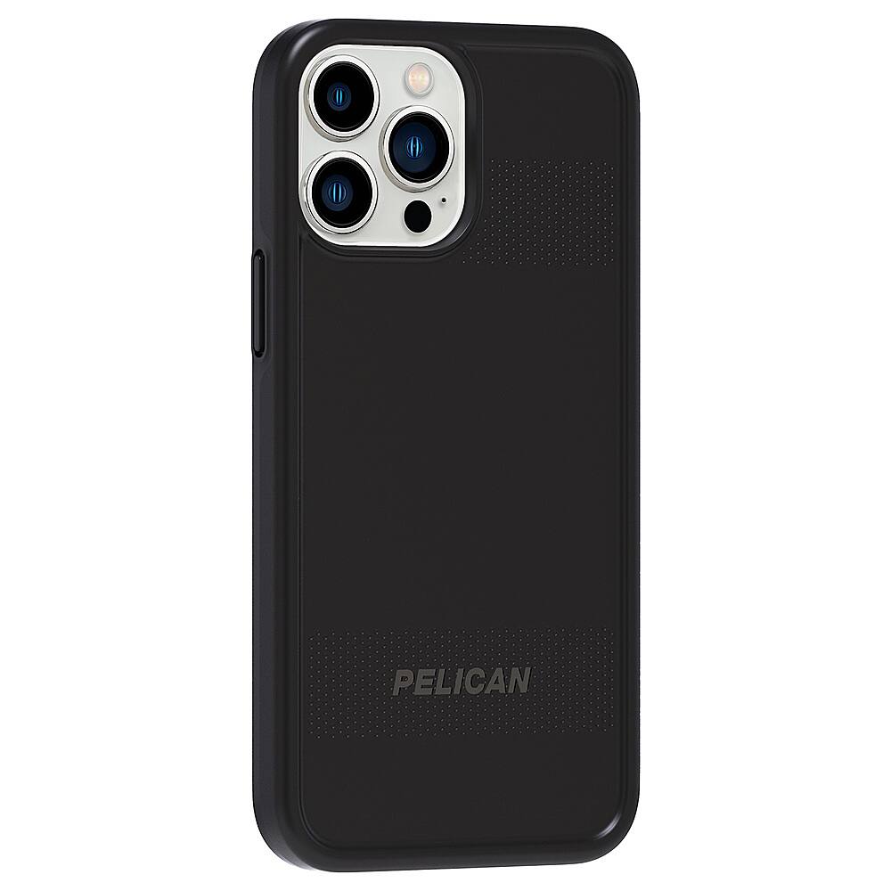 Angle View: Pelican - Protector Hardshell Case w/ Antimicrobial for iPhone 13 Pro Max - Black