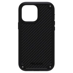 Pelican - Shield Kevlar Hardshell Case w/ Antimicrobial for iPhone 13 Pro Max - Black - Front_Zoom