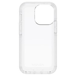 Pelican - Voyager Hardshell Case w/ Antimicrobial for iPhone 13 Pro - Clear - Front_Zoom