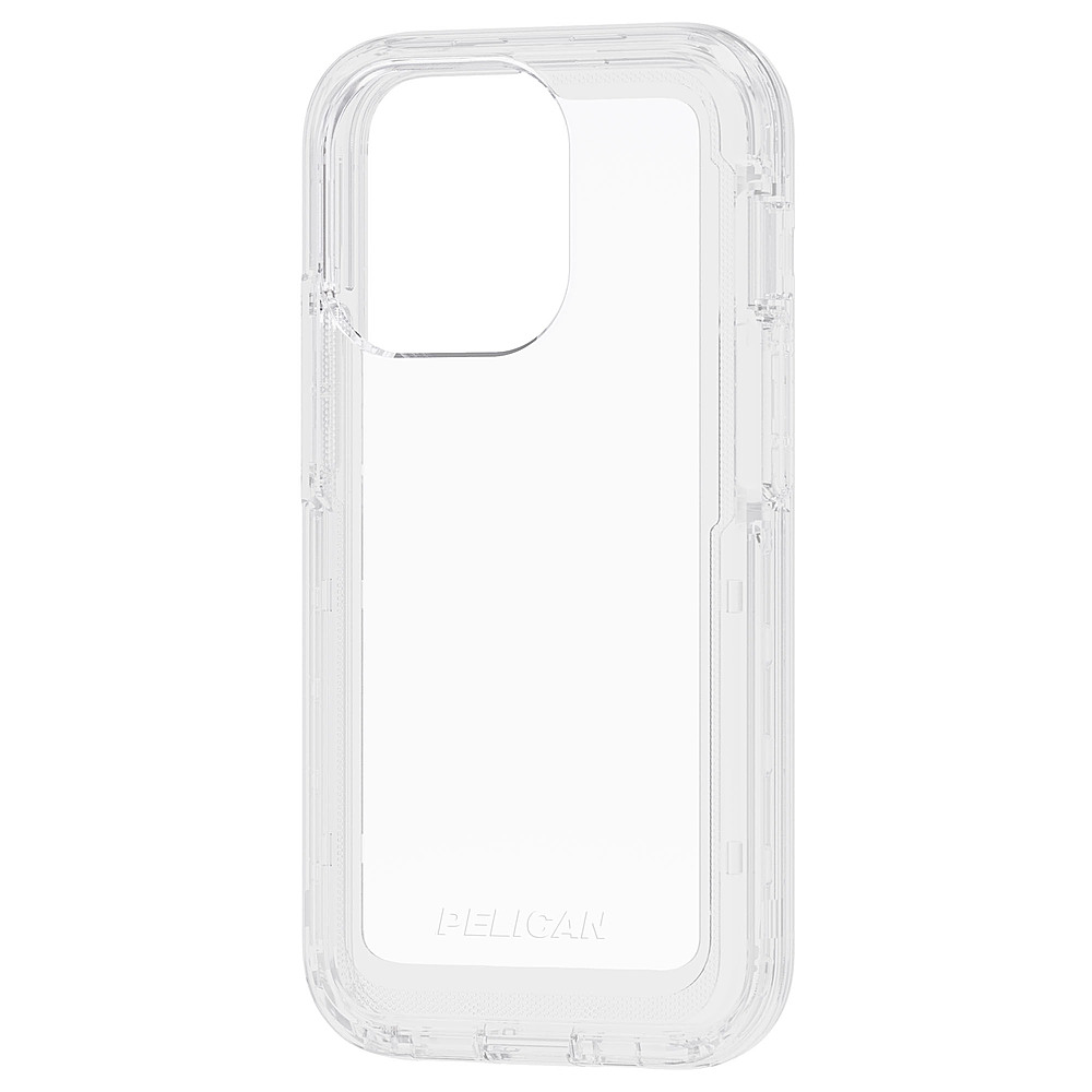 Left View: Pelican - Protector Sticker Mount for Apple AirTag - Black