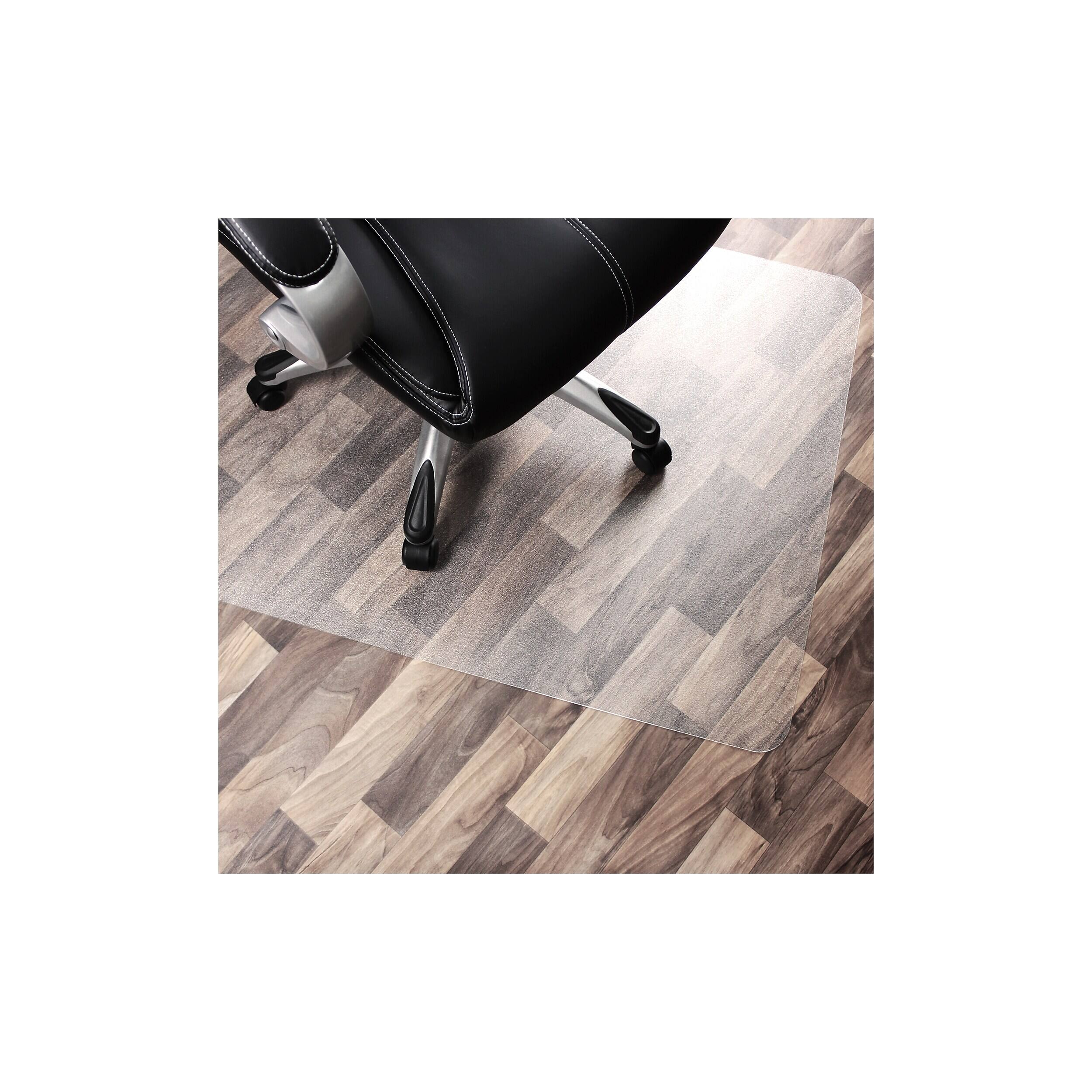 Alt View 1. Floortex - Cleartex Unomat Carpet & Hard Floor Chair Mat, 48" x 53", Clear (NRCMFLPD0004) - Clear.