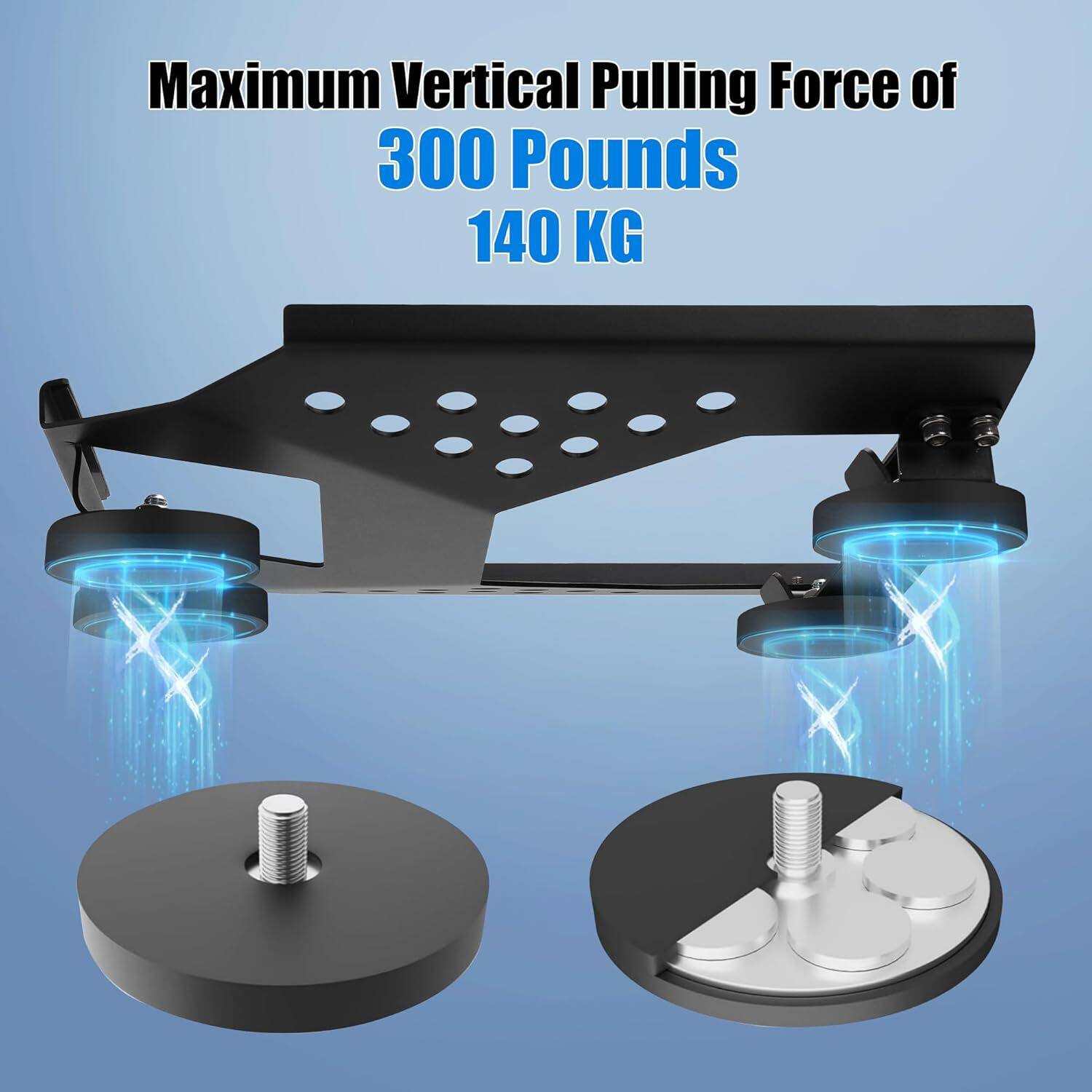 Maximum Vertical Pulling Force of  
300 Pounds  
140 KG