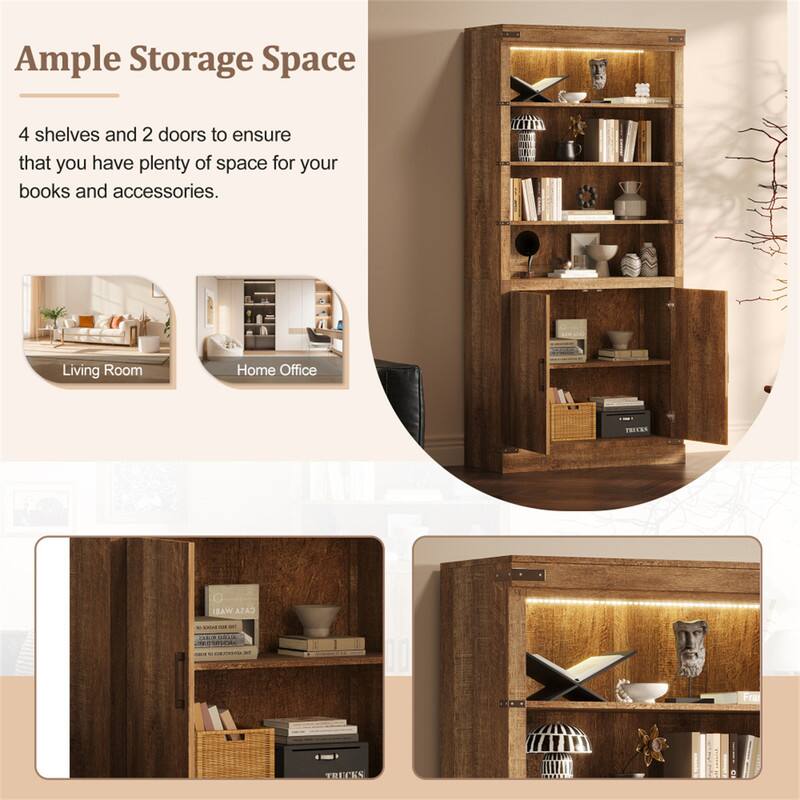 Ample Storage Space

4 shelves and 2 doors to ensure that you have plenty of space for your books and accessories.

Living Room Home Office