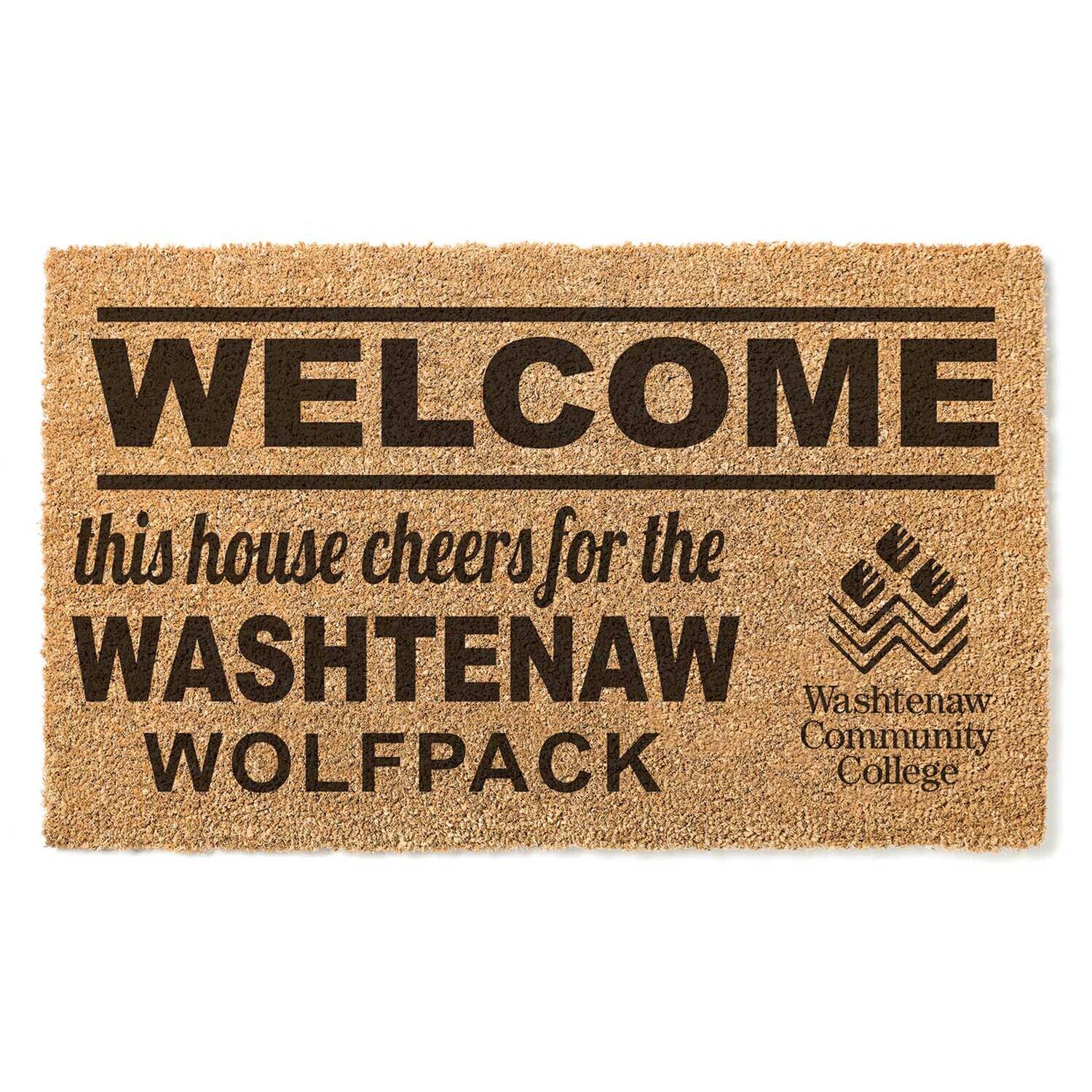 Washtenaw Community College 18" x 30" Welcome Doormat