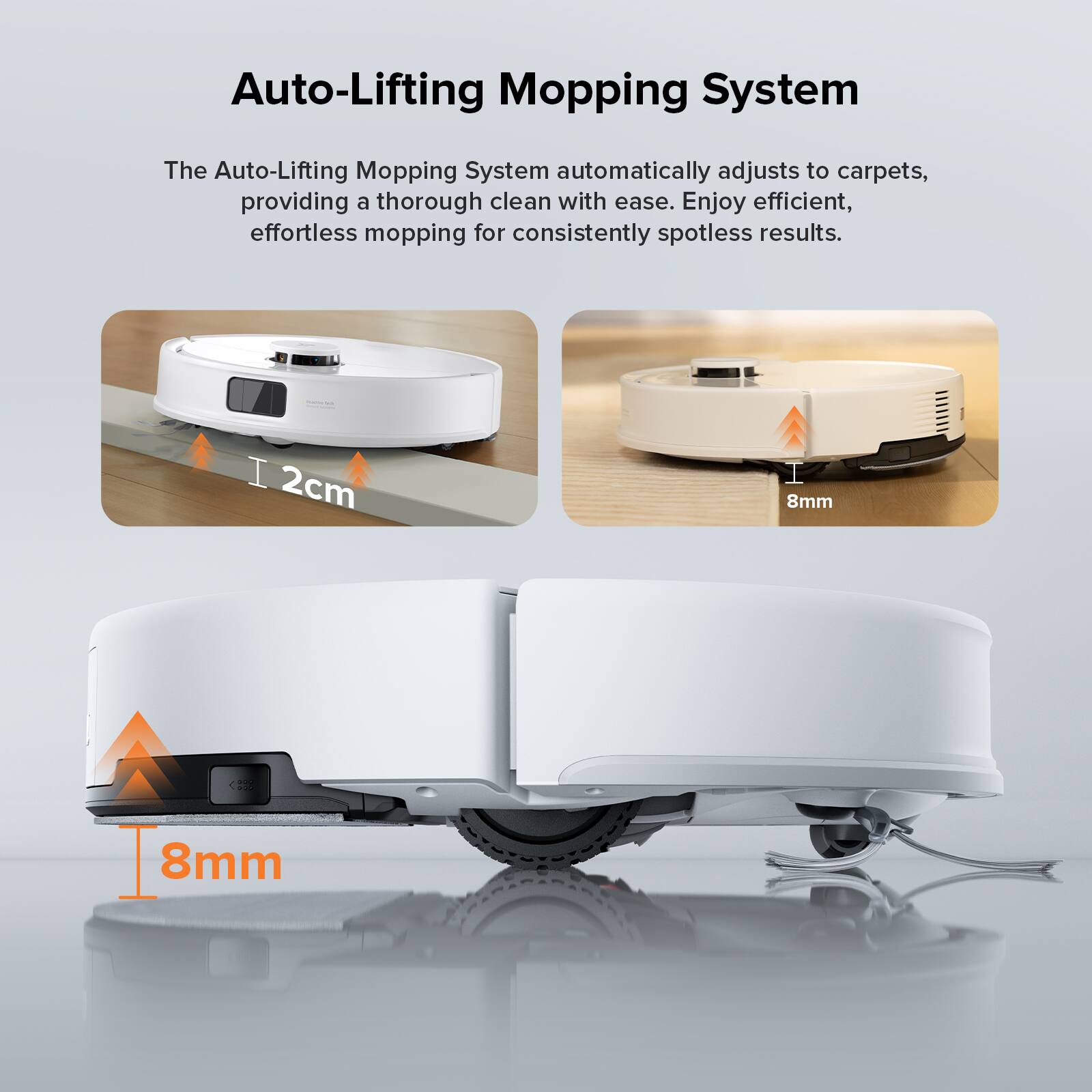 Auto-Lifting Mopping System

The Auto-Lifting Mopping System automatically adjusts to carpets, providing a thorough clean with ease. Enjoy efficient, effortless mopping for consistently spotless results.

2cm  
8mm  
8mm