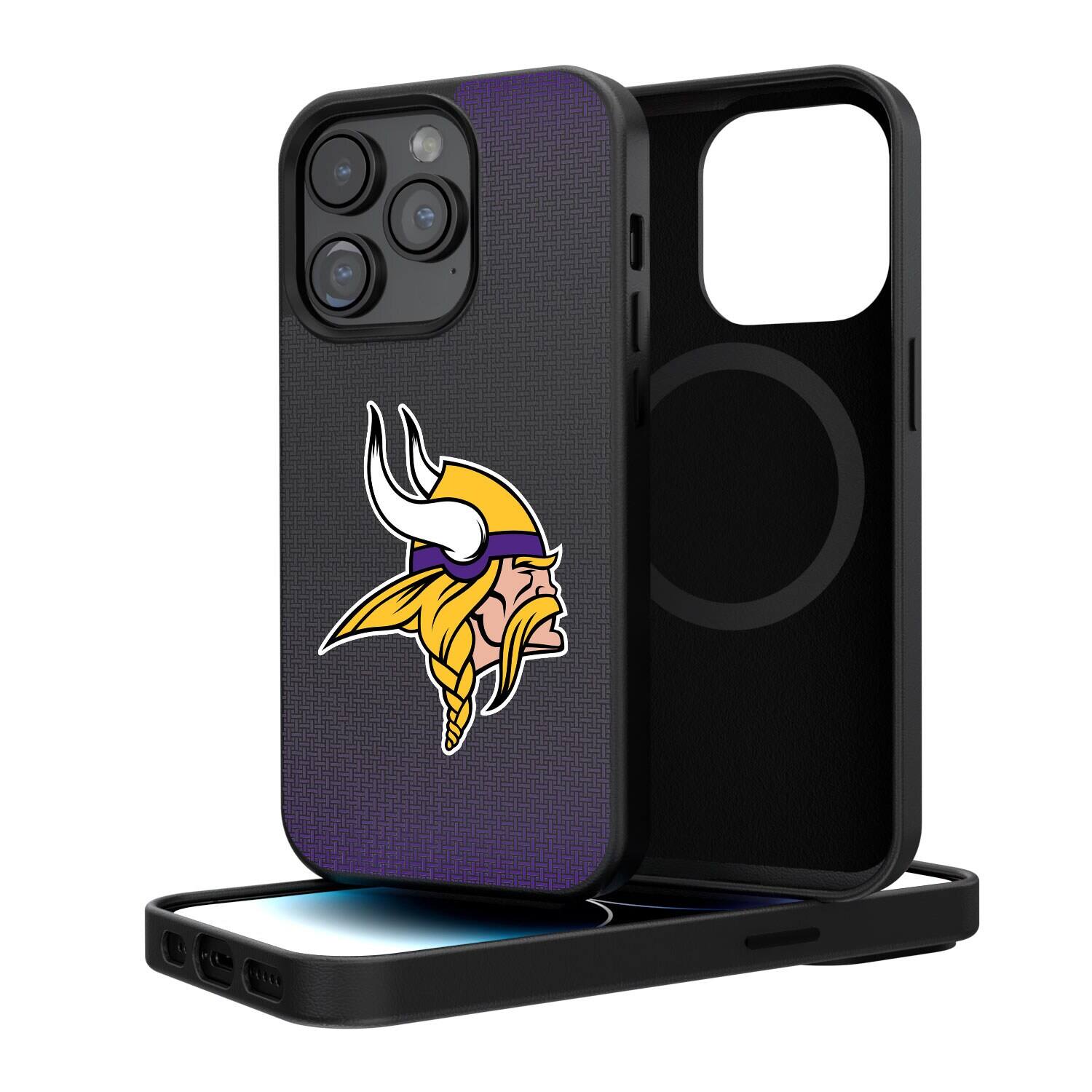 Keyscaper - NFL - Minnesota Vikings Linen Logo iPhone Magnetic Bump Case - 15 - Black price history on PriceWatchPro