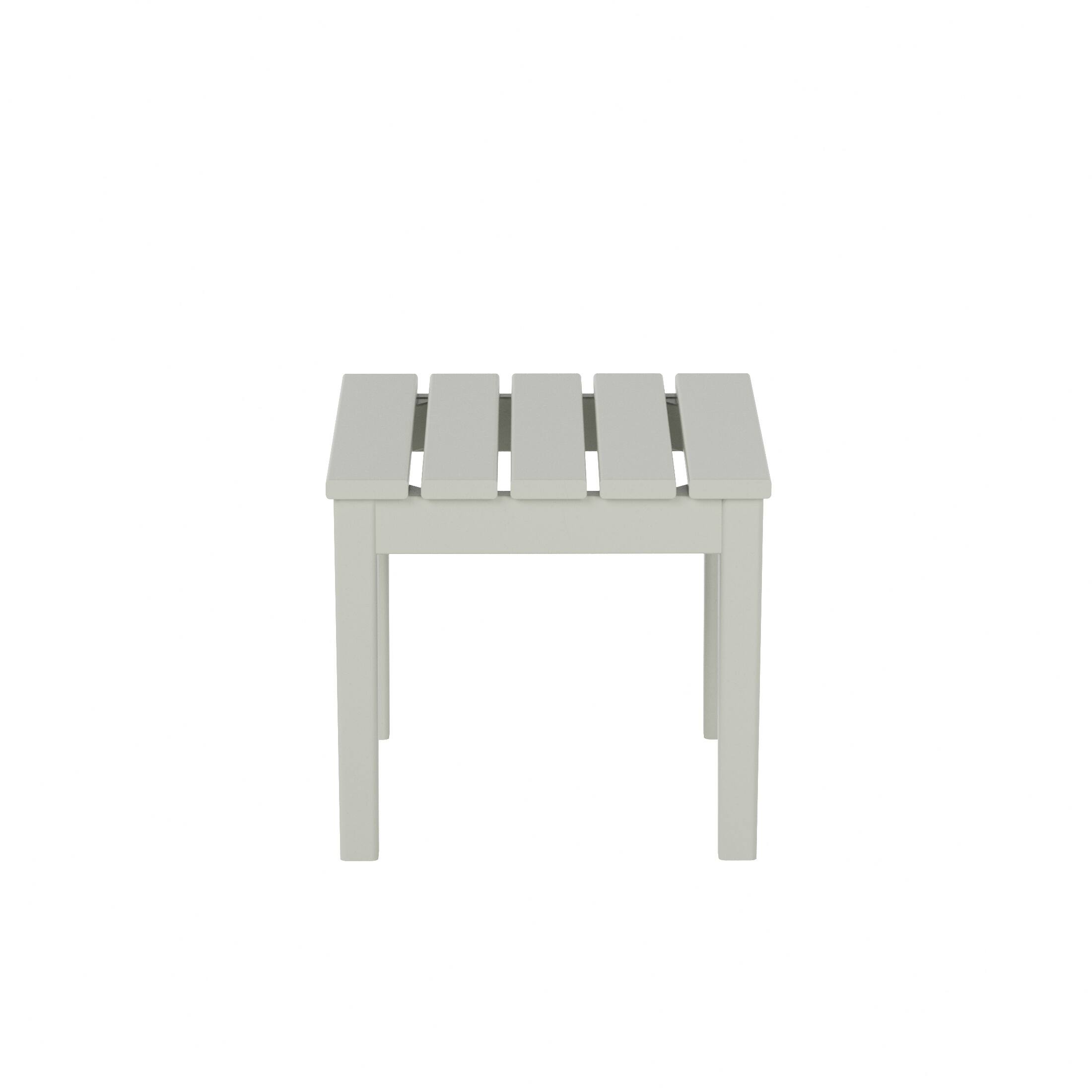 Back. WestinTrends - WestinTrends Ashore Outdoor Patio Modern Adirondack Side Table - Sand.