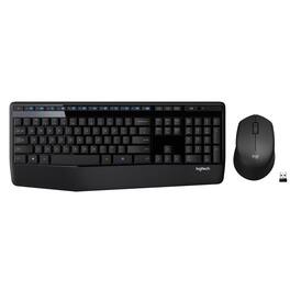 Logitech - MK345 Wireless Keyboard & Mouse Combo with Palm Rest, 2.4 GHz USB Receiver, PC/Laptop Compatible - Black