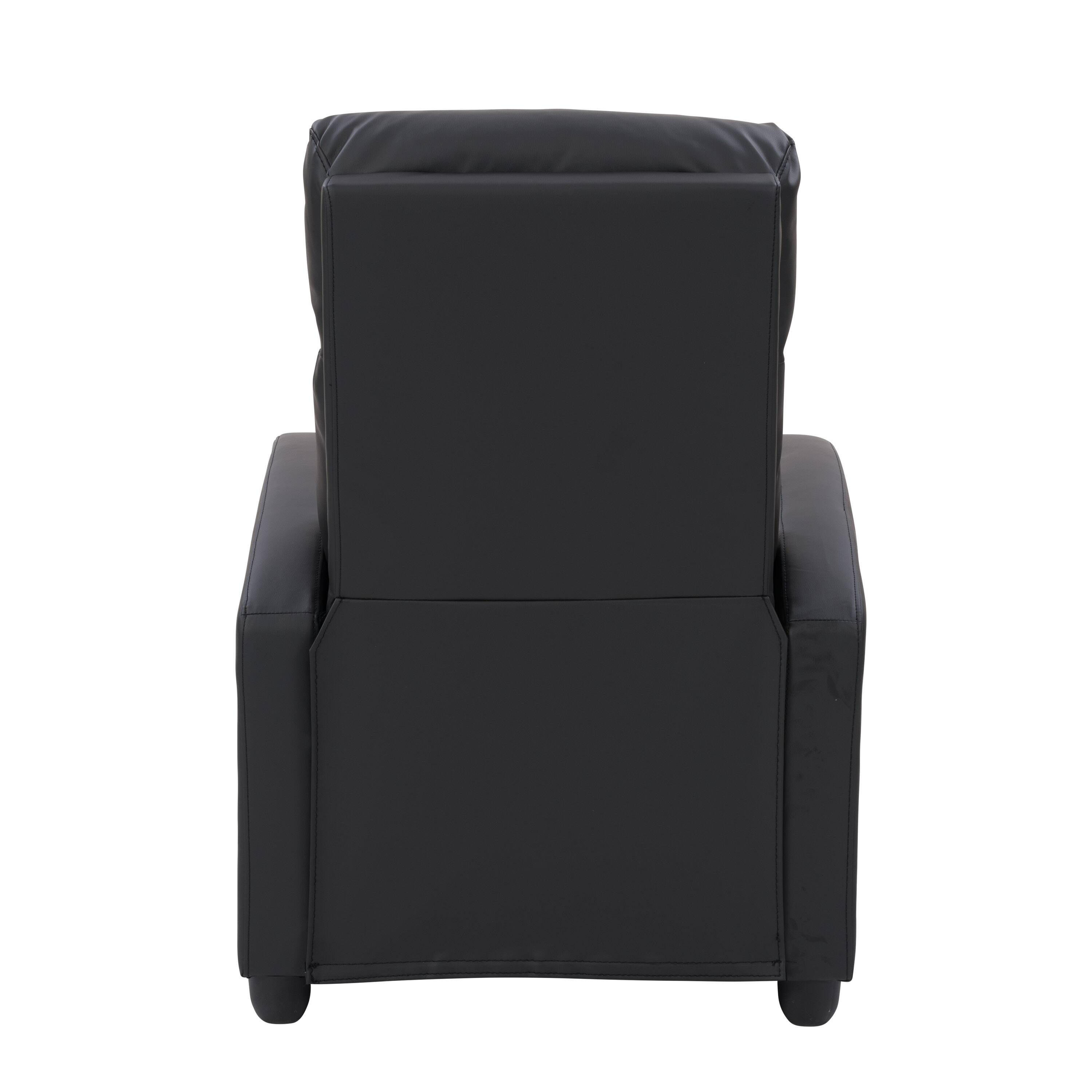 Alt View 16. CorLiving - Oren PU Recliner - Black.