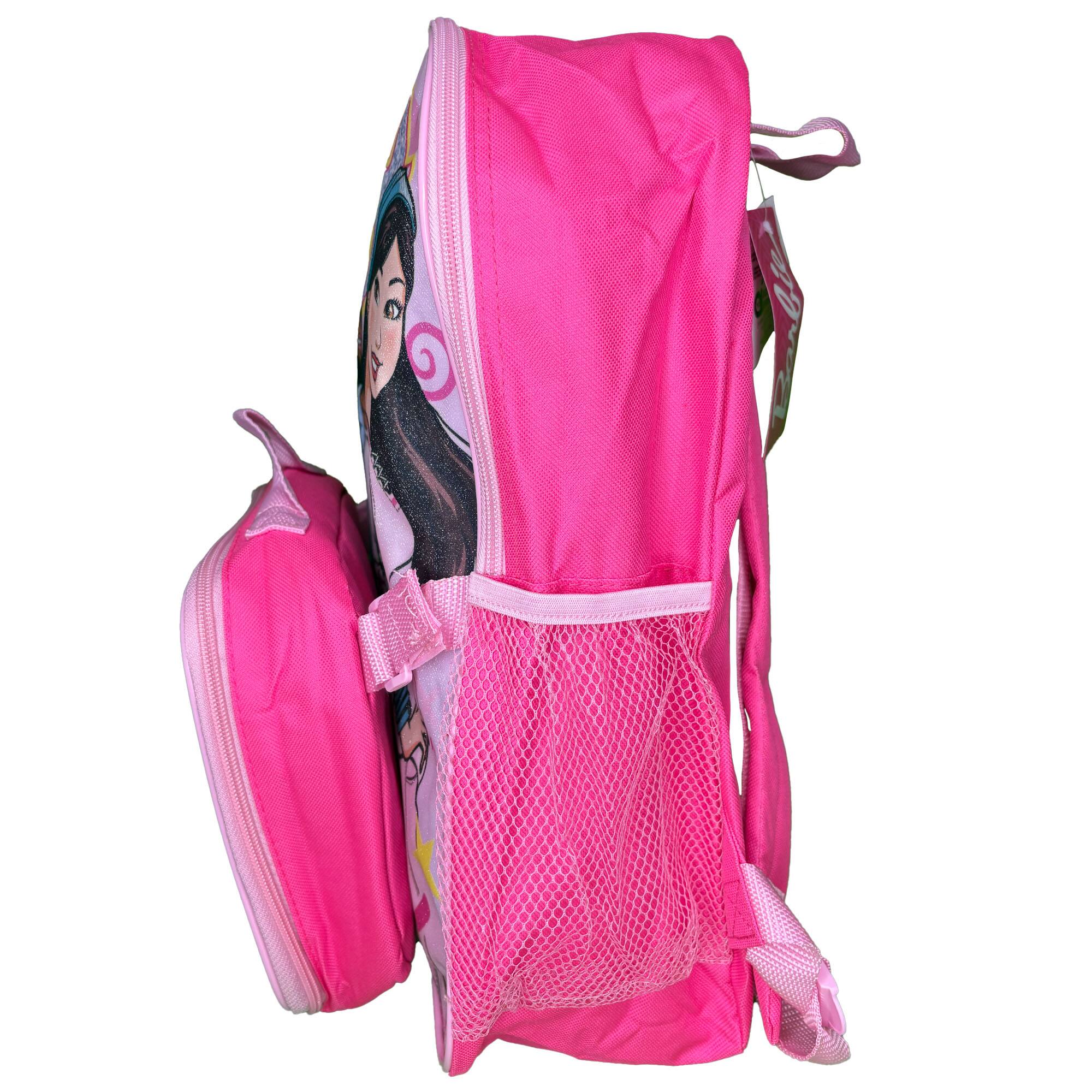 Alt View 2. UPD - Barbie 16" Backpack with Lunch Bag Live Your Dreams - Multicolored.