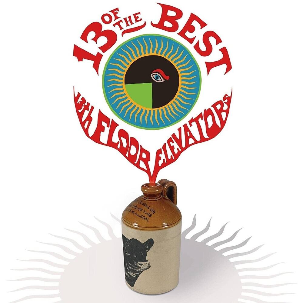 Front. 13 of the Best of the 13th Floor Elevators [Red Vinyl] [LP].