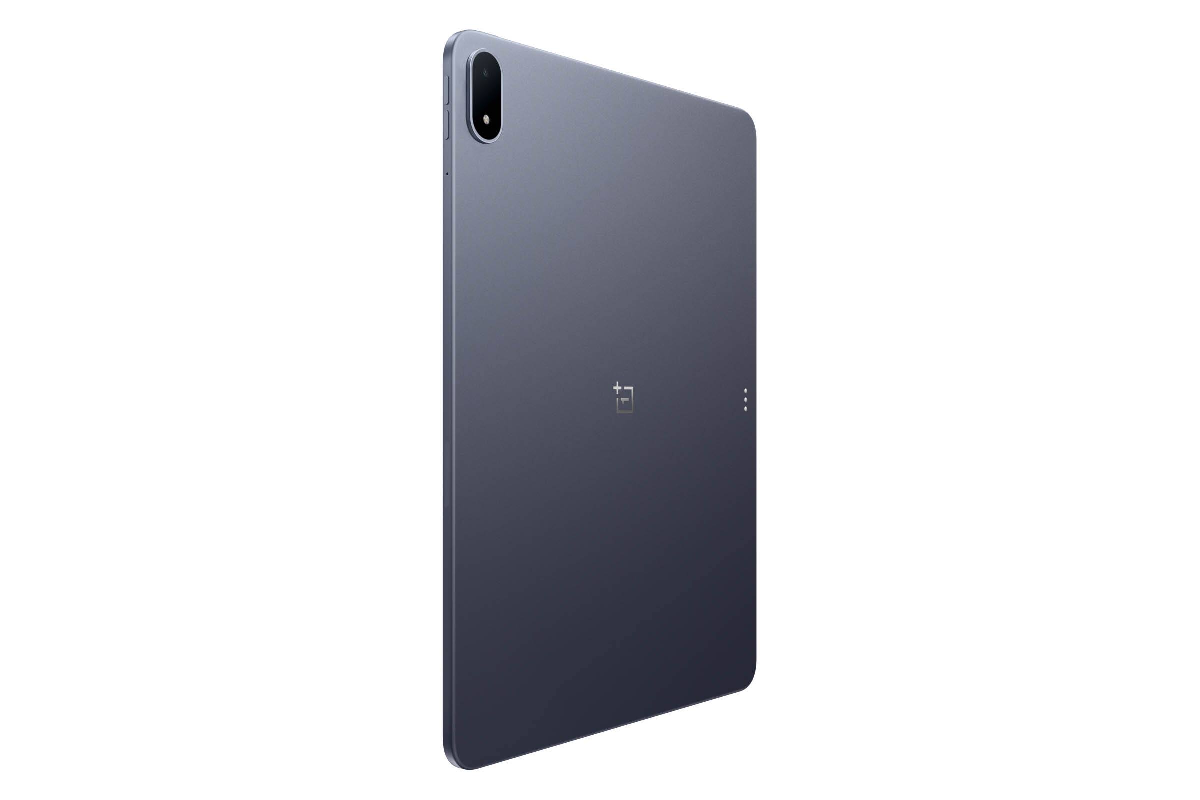 Left. OnePlus - Pad 3 Elite Level Performance Processor with a Massive Battery - Storm Blue.