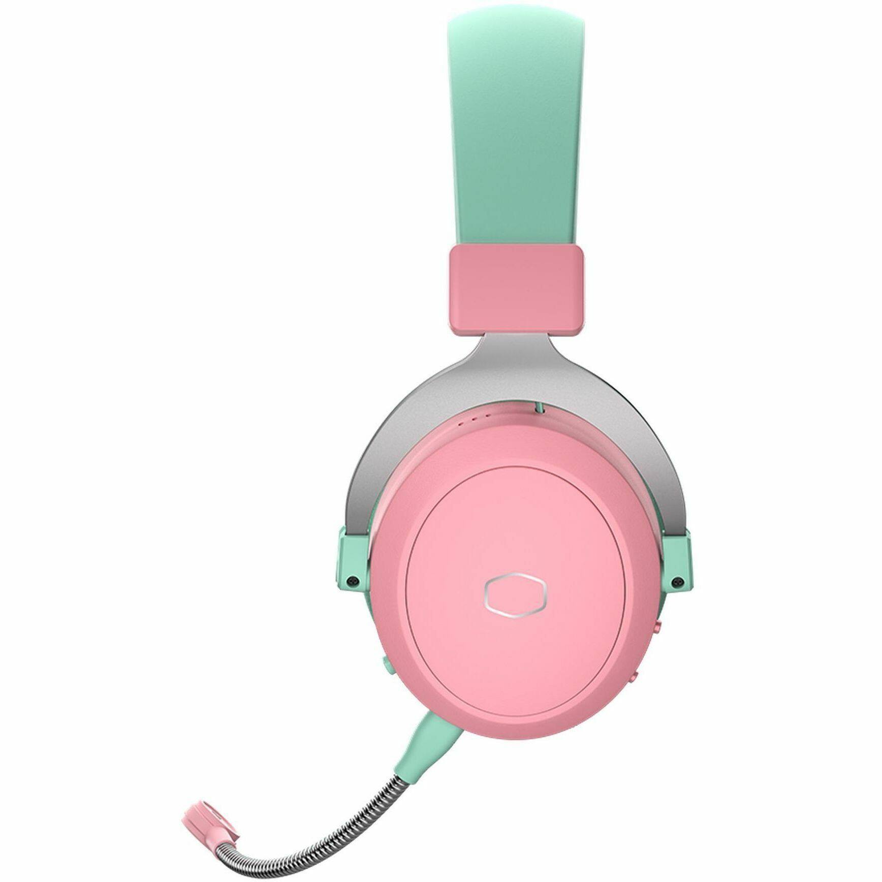 Alt View 3. Cooler Master - Cooler Master CH351 Gaming Headset - Stereo - Mini-phone (3.5mm) - Wired/Wireless - Bluetooth - 65.6 ft - 32 Ohm - 20 Hz - Blue.