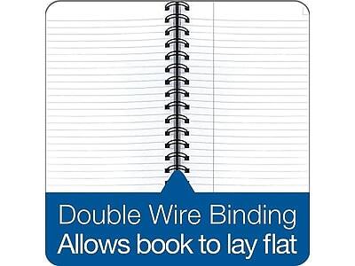 Double Wire Binding  
Allows book to lay flat
