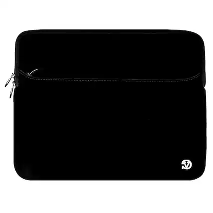 Front. Kitcheniva - Laptop Neoprene Sleeve Case Carry Bag For 15" Laptop Black - Black.
