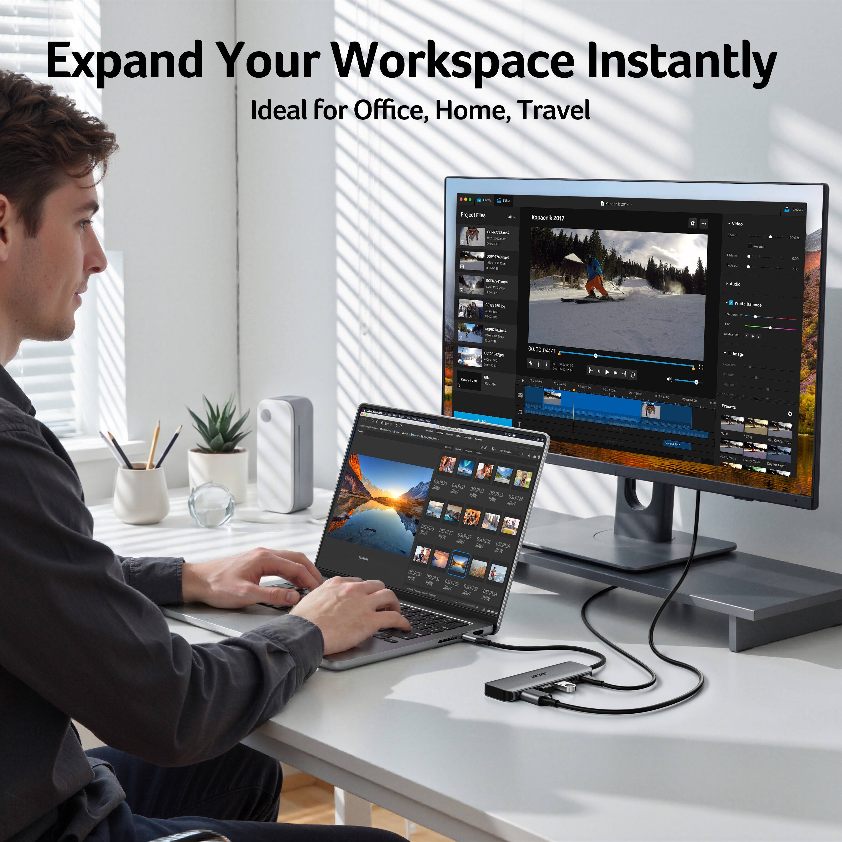 Expand Your Workspace Instantly  
Ideal for Office, Home, Travel