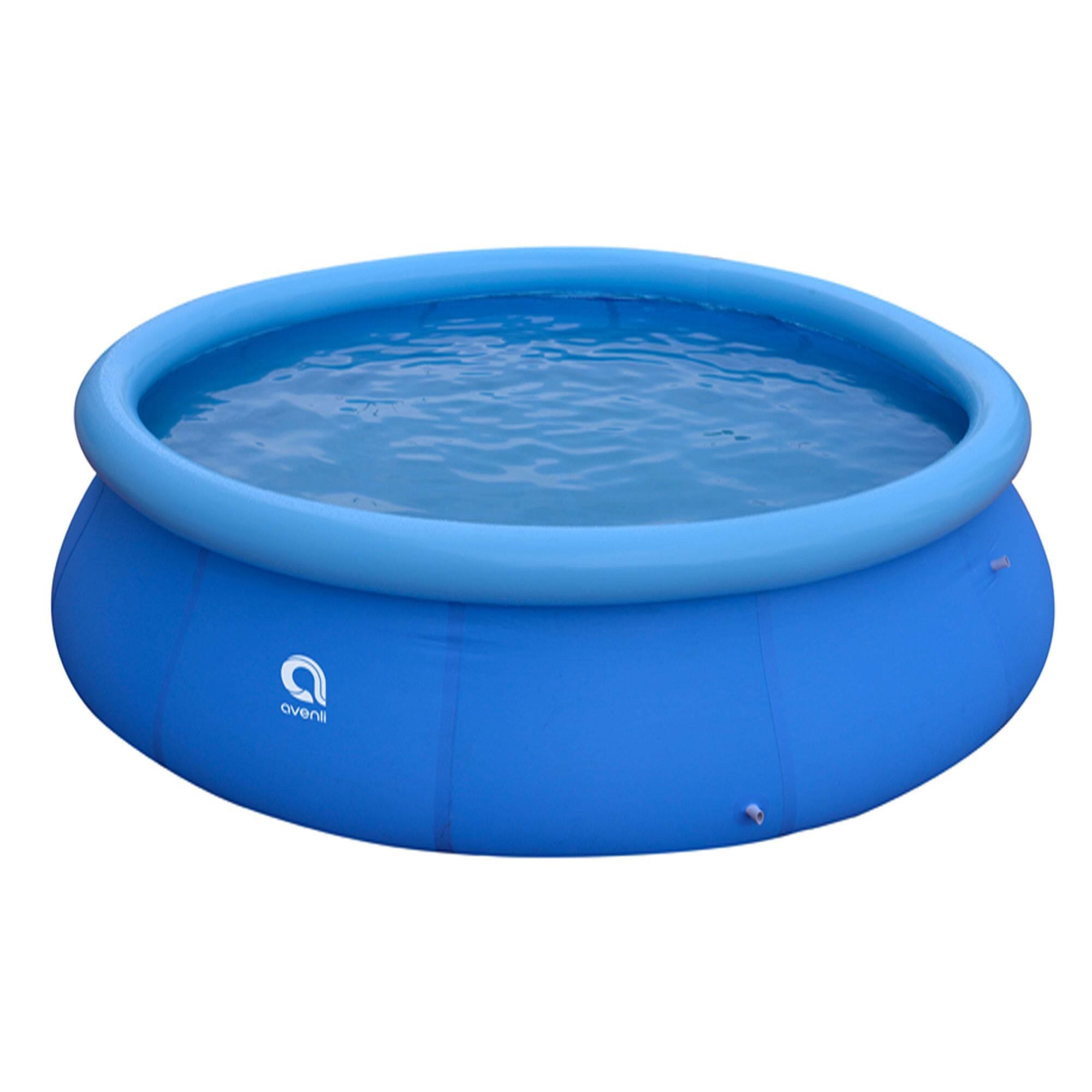 Front. Jleisure - JLeisure 17808 12 Ft x 30" Prompt Set Inflatable Outdoor Backyard Swimming Pool.