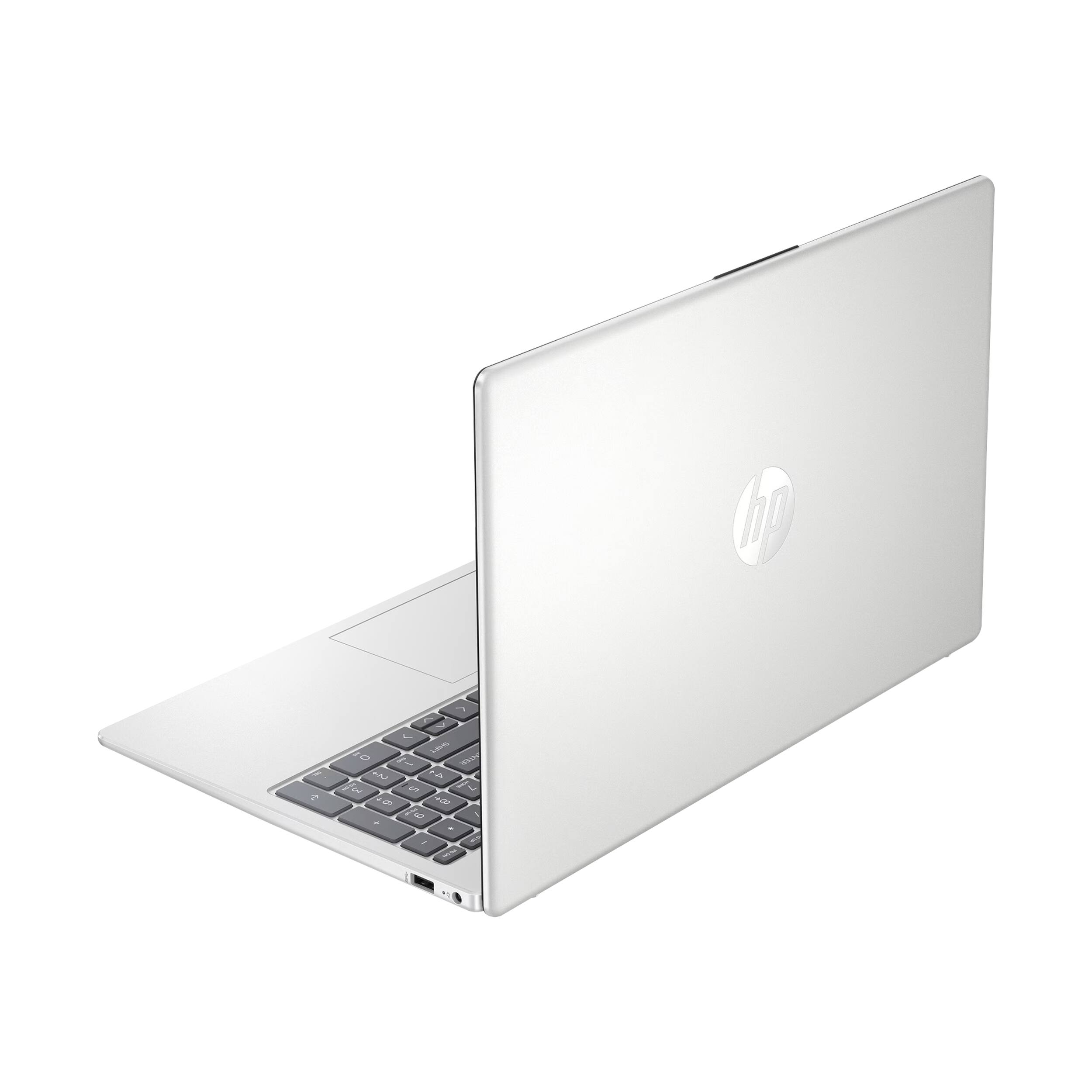Alt View 4. HP - HP 15.6" FHD Touchscreen Laptop,Intel i5-1334U,8GB RAM,256GB SSD+160GB Dock Set,Copilot AI,Num Pad,Win 11 Pro,Silver - Silver.